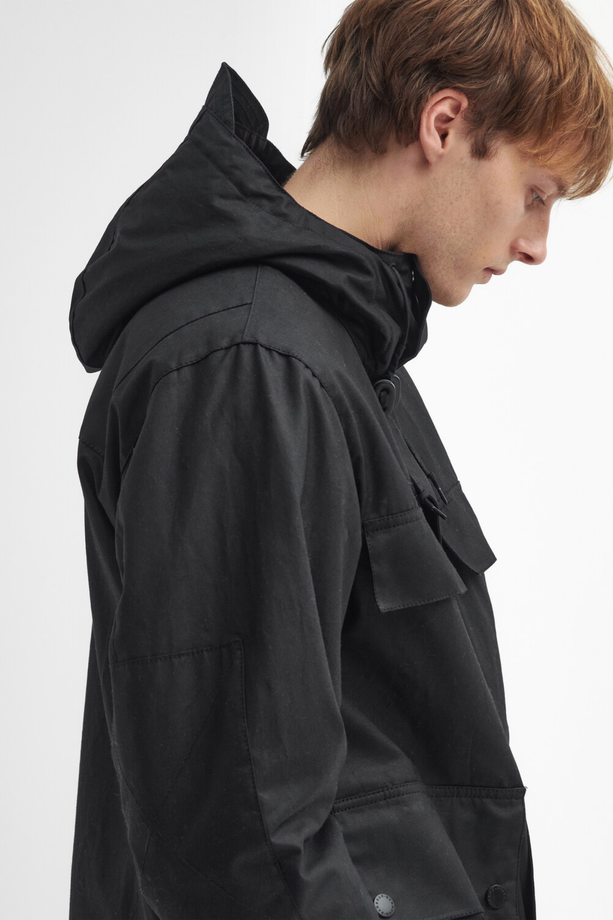 Barbour Re-Engineered Durham Yağlı Ceket BK71 Black