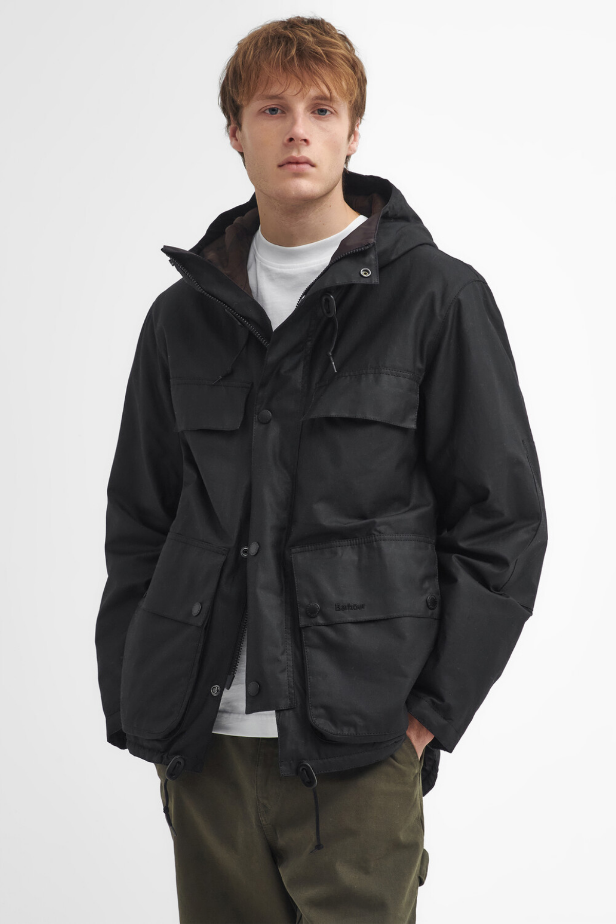 Barbour Re-Engineered Durham Yağlı Ceket BK71 Black
