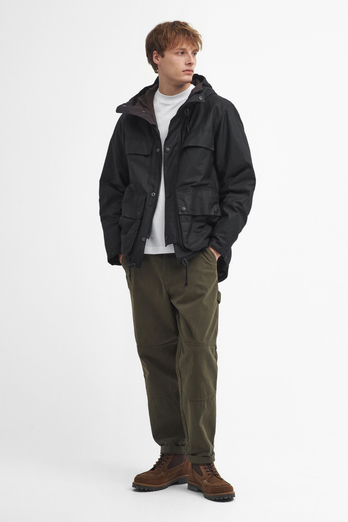 Barbour Re-Engineered Durham Yağlı Ceket BK71 Black