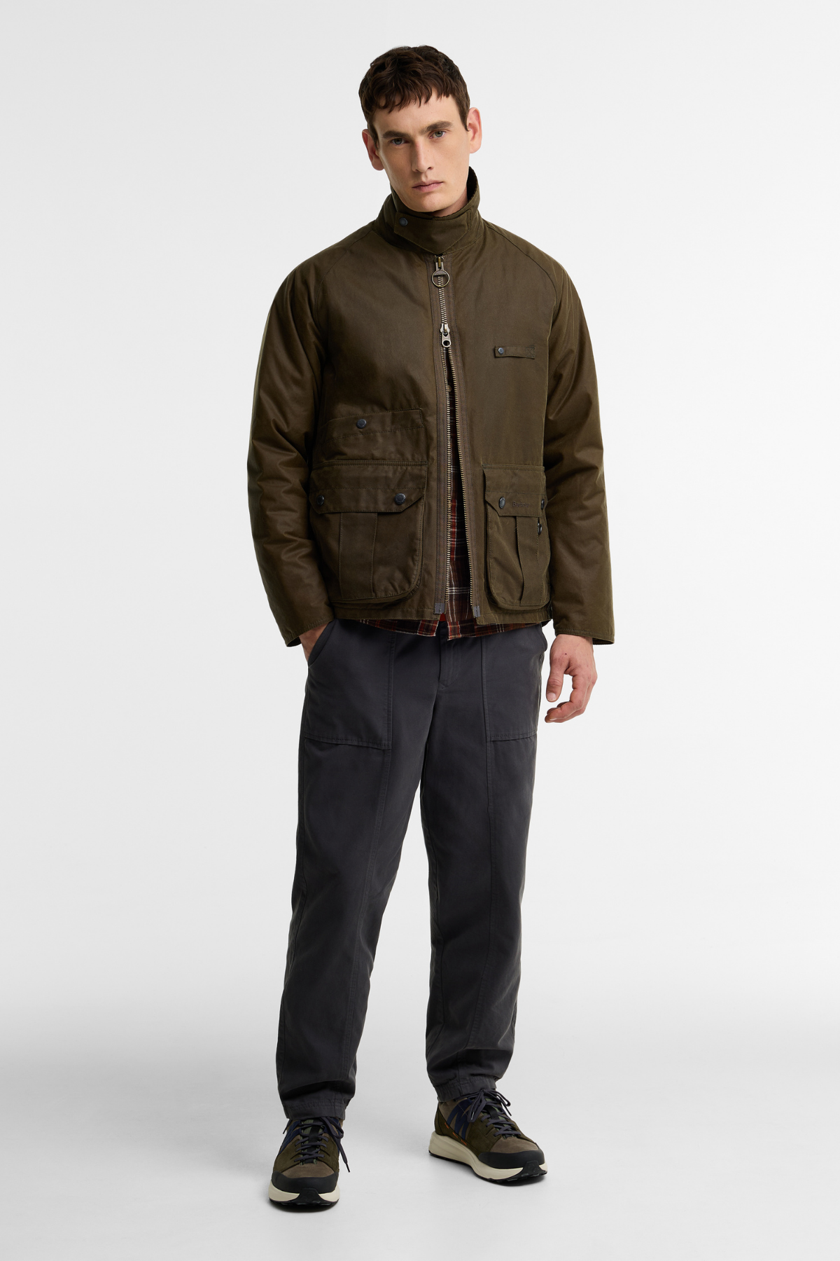 Barbour Re-Engineered Durran Yağlı Ceket SN91 Beech