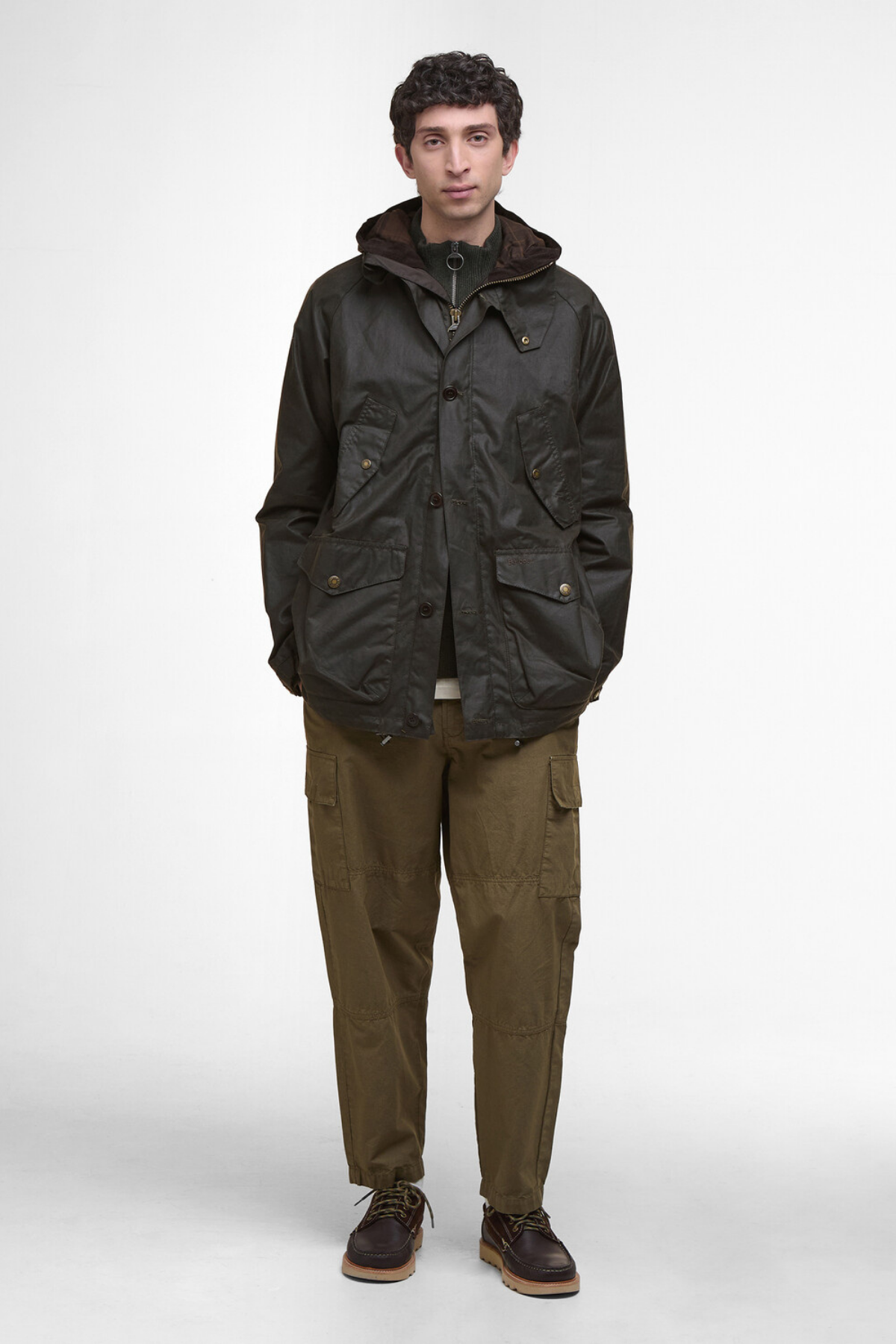 Barbour Re-Engineered Endurance Mountain Yağlı Parka OL71 Olive