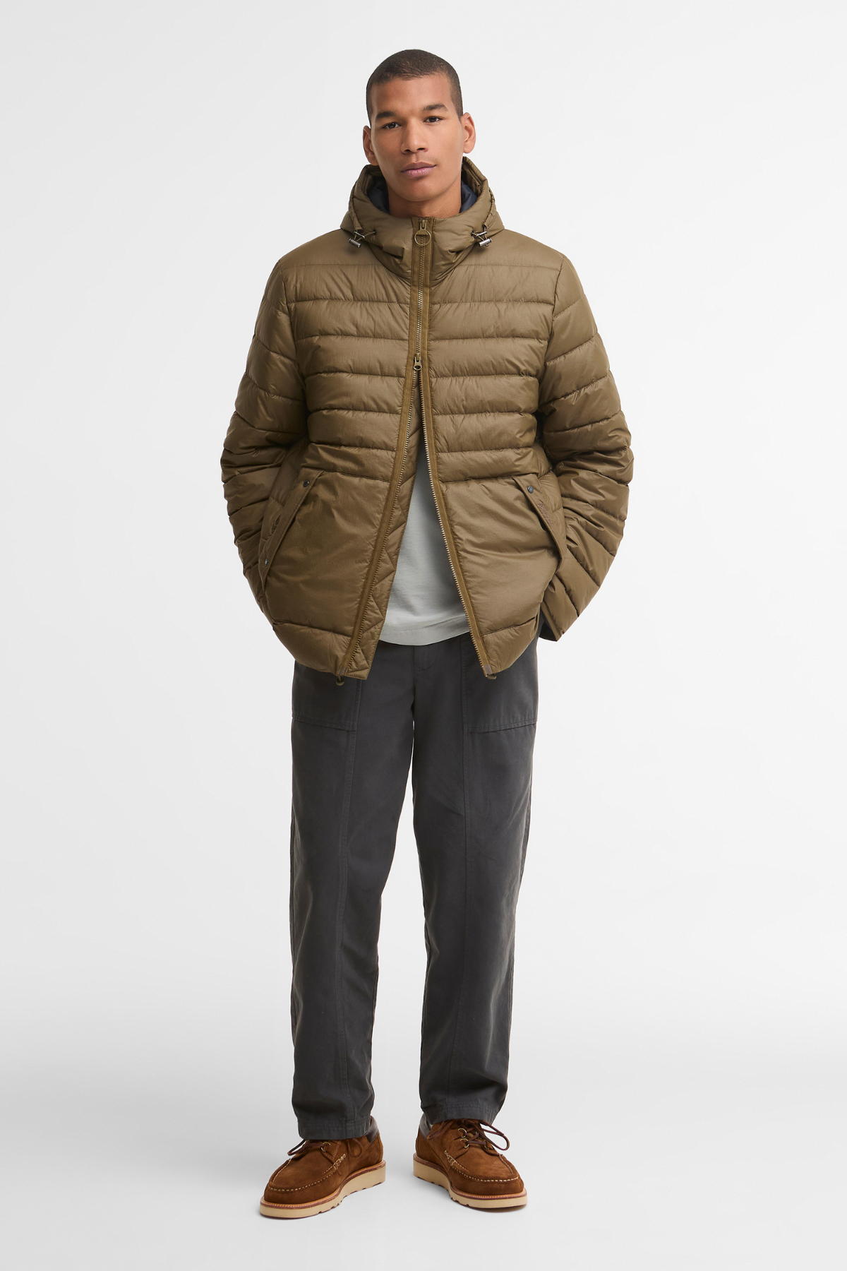 Barbour Re-Engineered Hadden Kapitone Ceket SN31 Beech