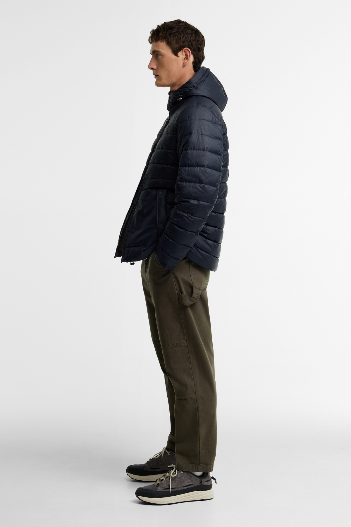 Barbour Re-Engineered Hadden Kapitone Ceket NY91 Dark Navy
