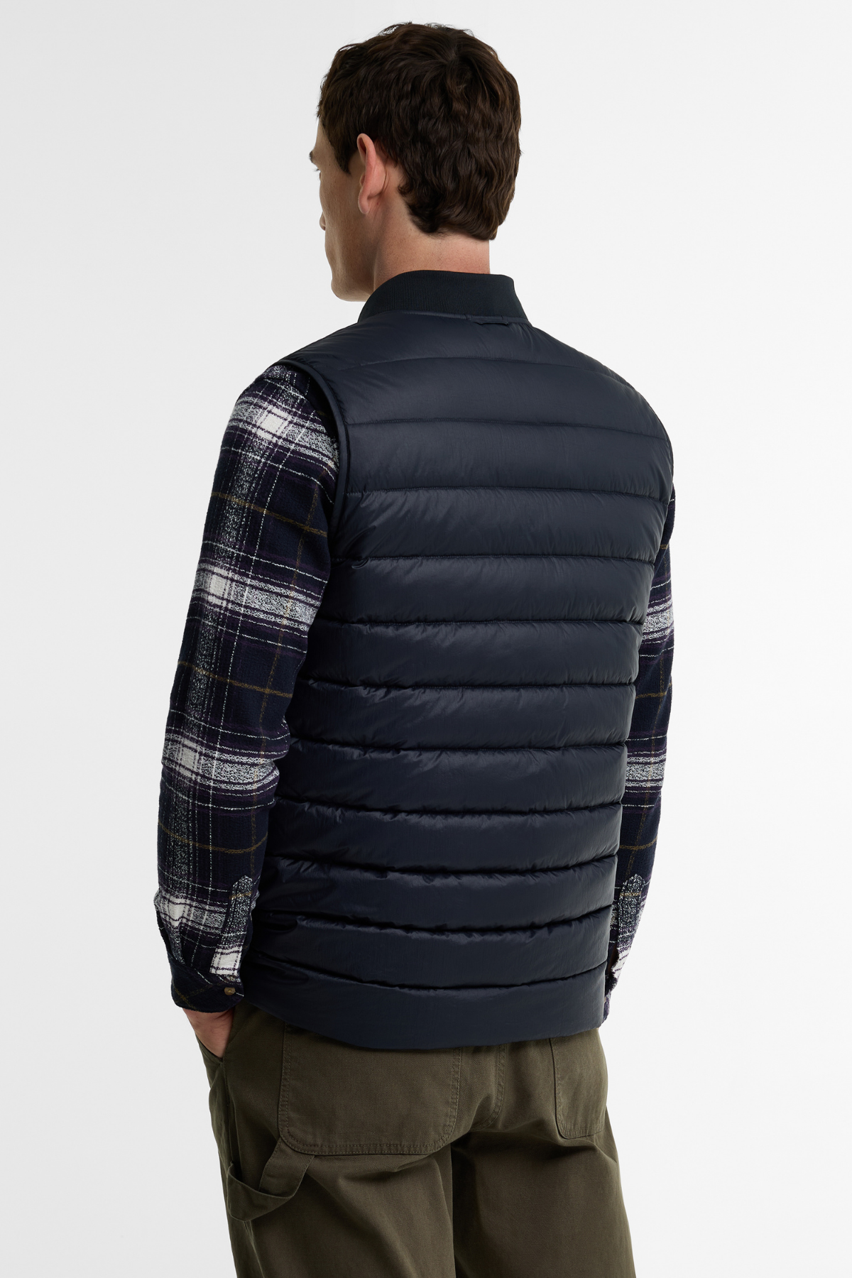 Barbour Re-Engineered Hadden Kapitone Yelek NY91 Dark Navy