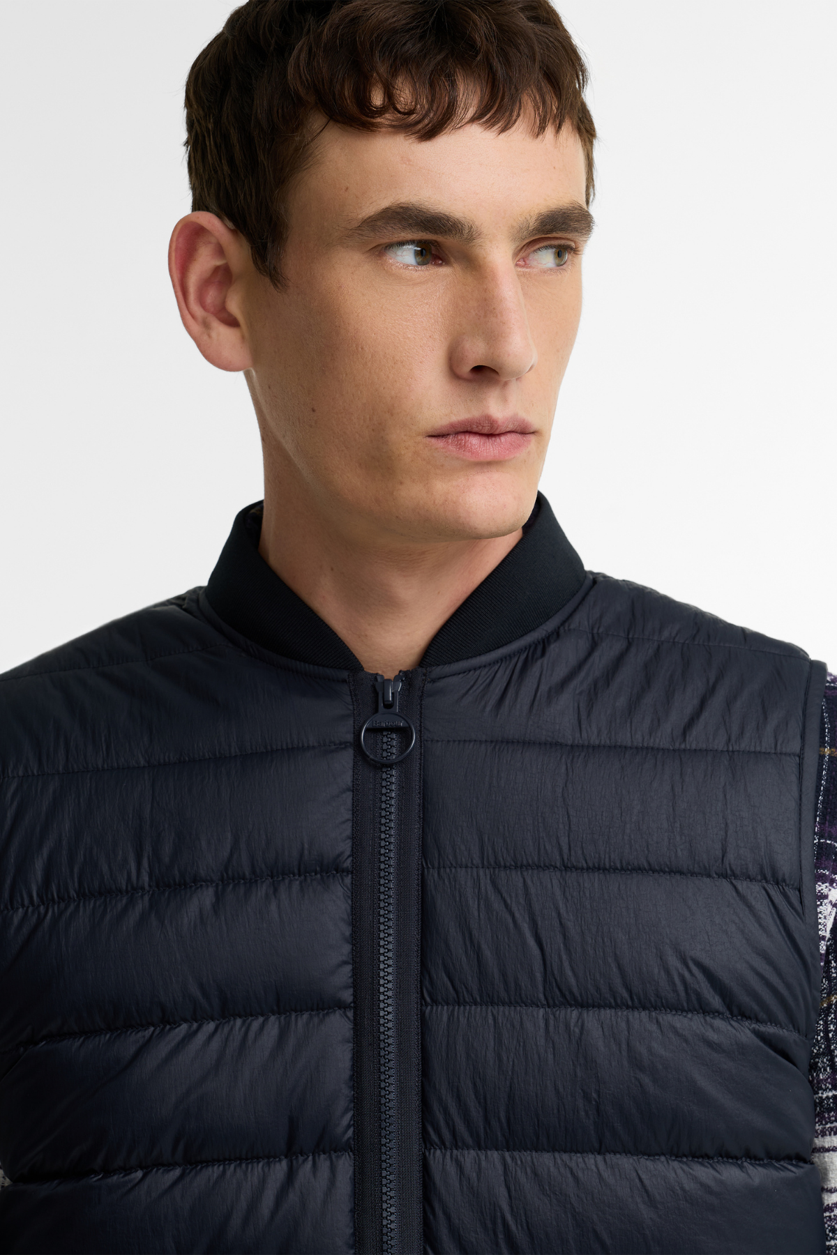 Barbour Re-Engineered Hadden Kapitone Yelek NY91 Dark Navy