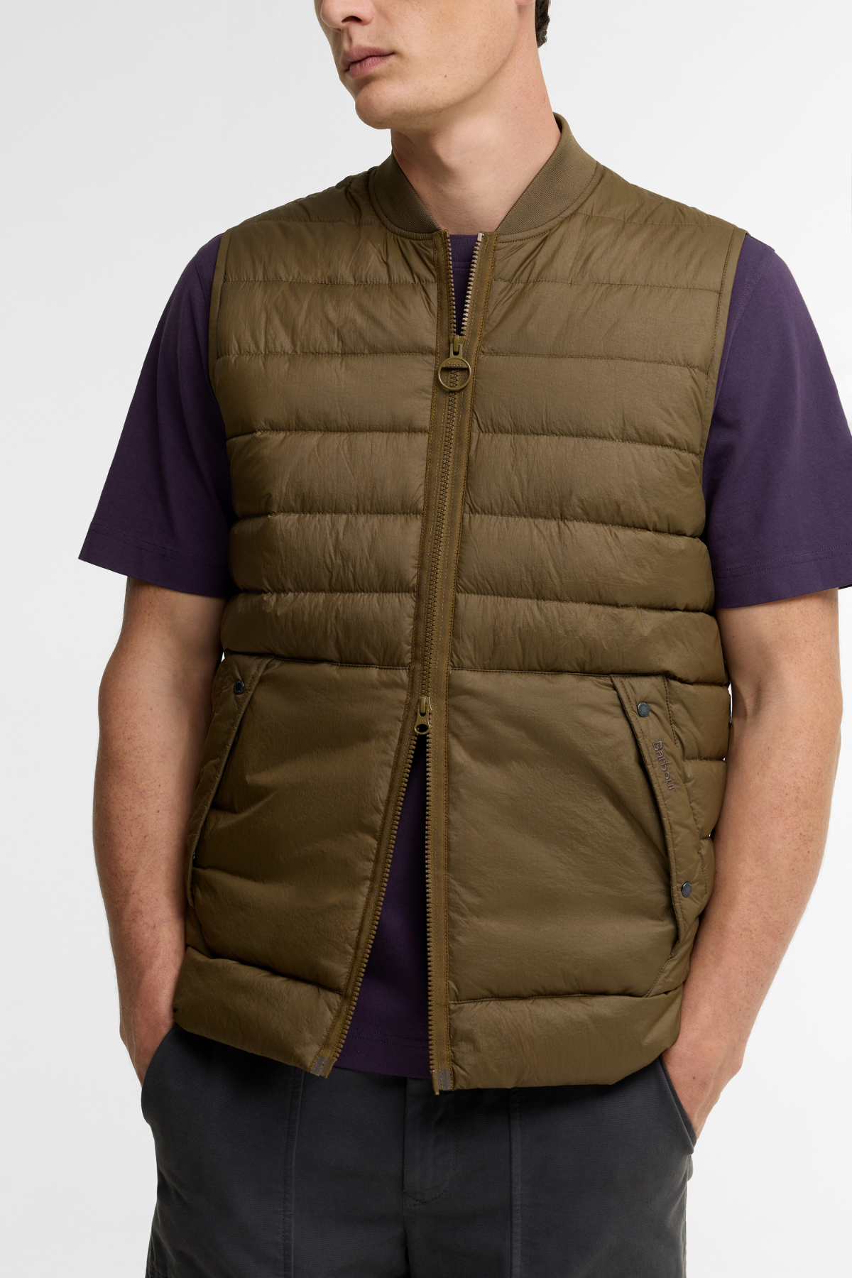 Barbour Re-Engineered Hadden Kapitone Yelek SN31 Beech
