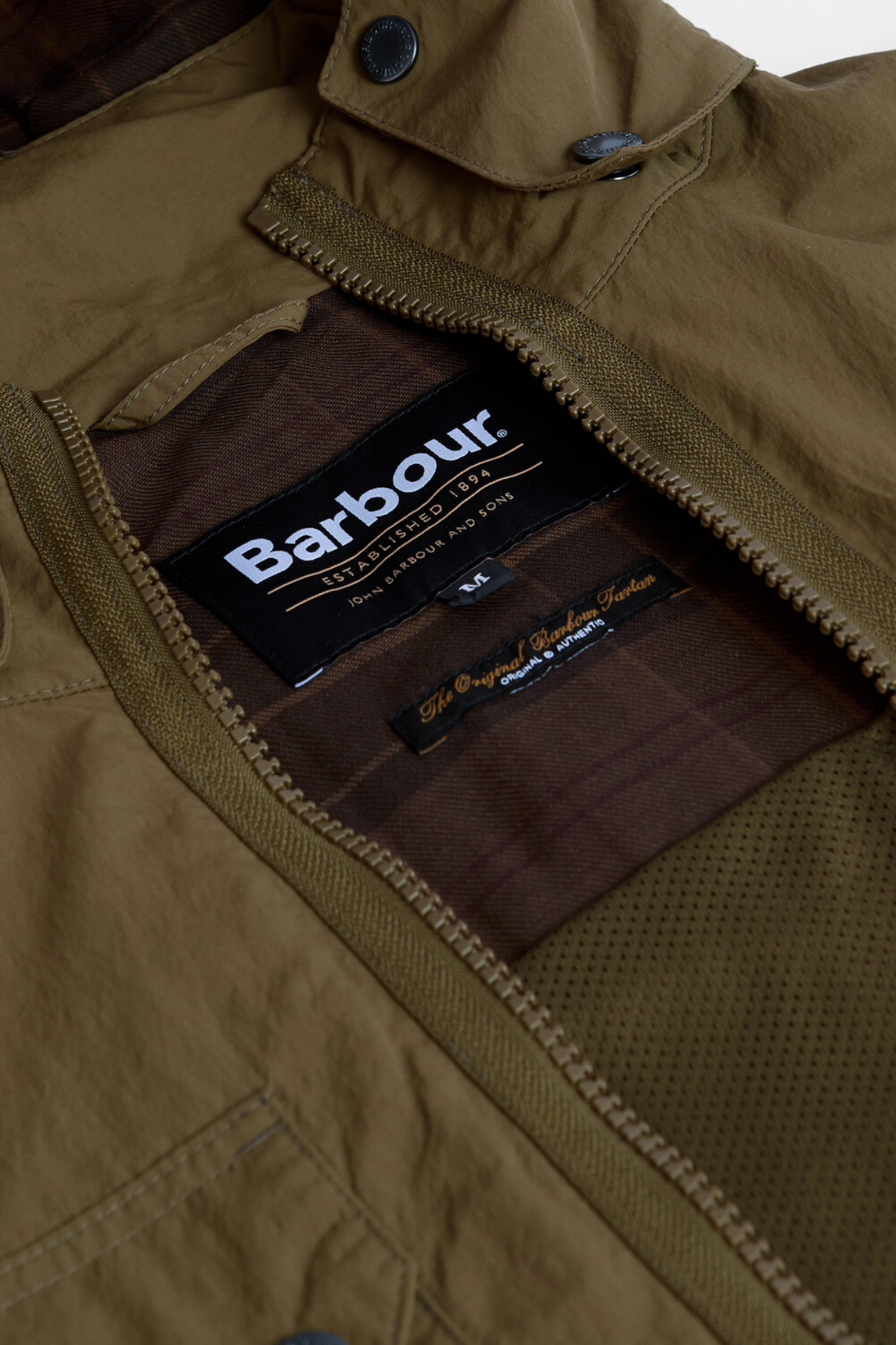 Barbour Re-Engineered Hooded Showerproof Flight Bedale Ceket OL55 Beech