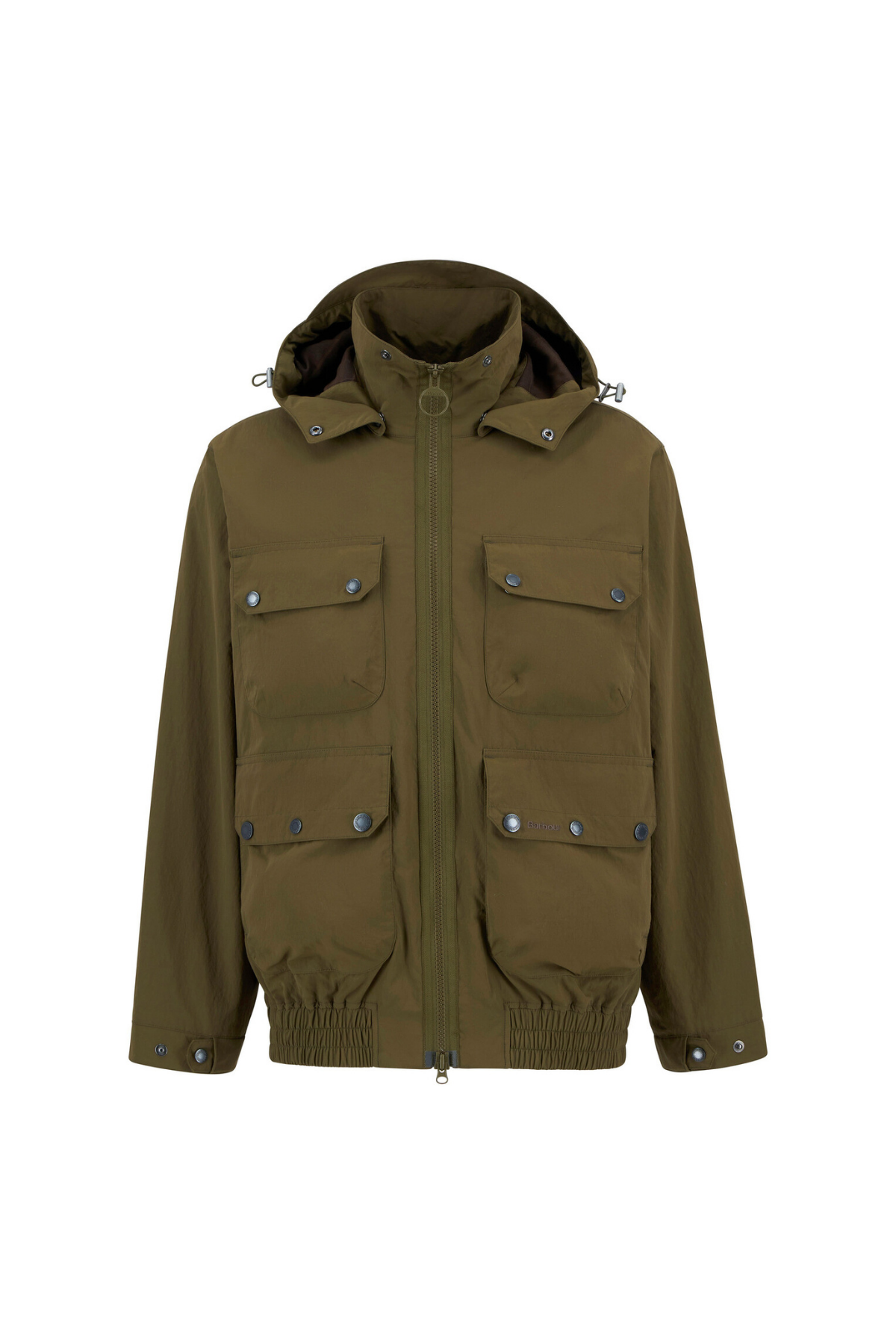 Barbour Re-Engineered Hooded Showerproof Flight Bedale Ceket OL55 Beech