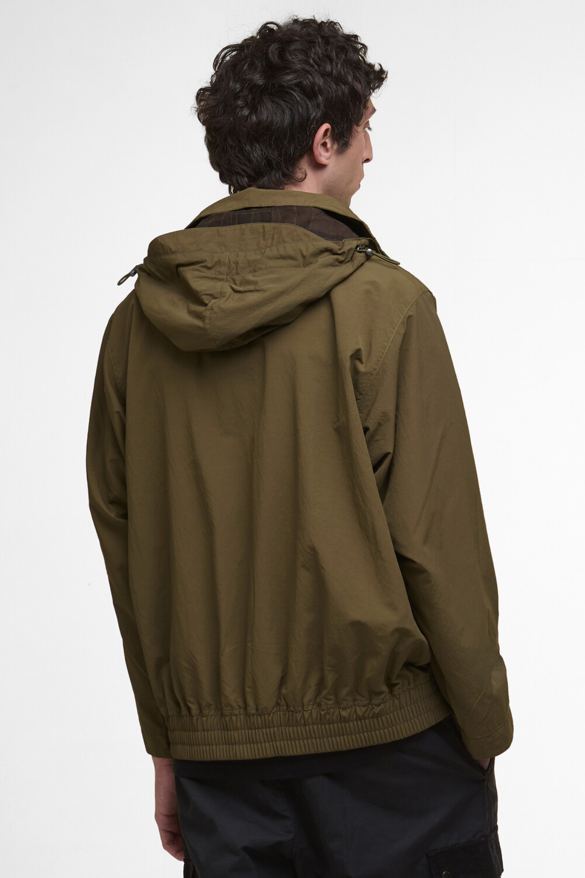 Barbour Re-Engineered Hooded Showerproof Flight Bedale Ceket OL55 Beech