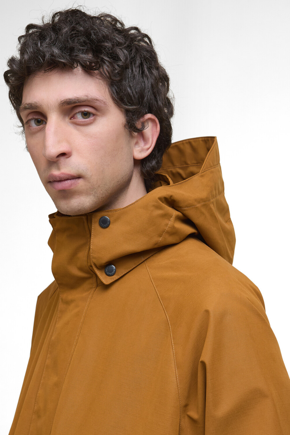 Barbour Re-Engineered Hooded Wading Spey Showerproof Ceket SN52 Bronze Brown