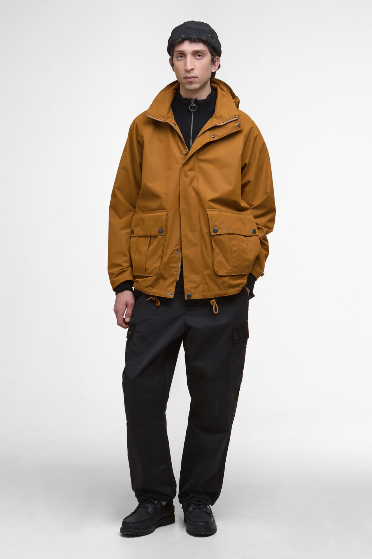 Barbour Re-Engineered Hooded Wading Spey Showerproof Ceket SN52 Bronze Brown