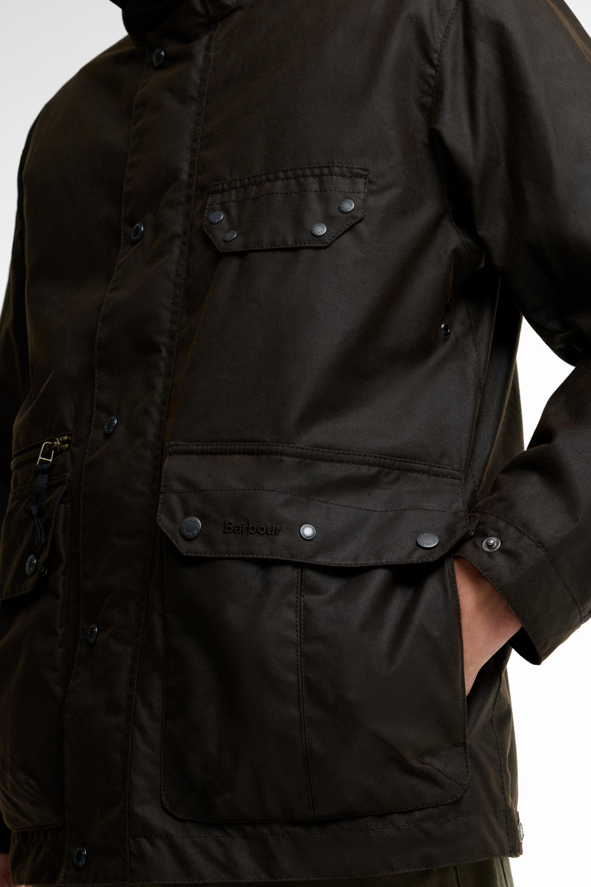 Barbour Re-Engineered Sordale Yağlı Ceket BR91 Dark Brown