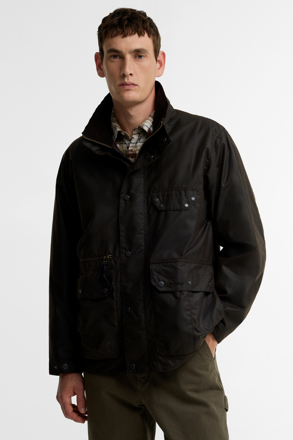 Barbour Re-Engineered Sordale Yağlı Ceket BR91 Dark Brown