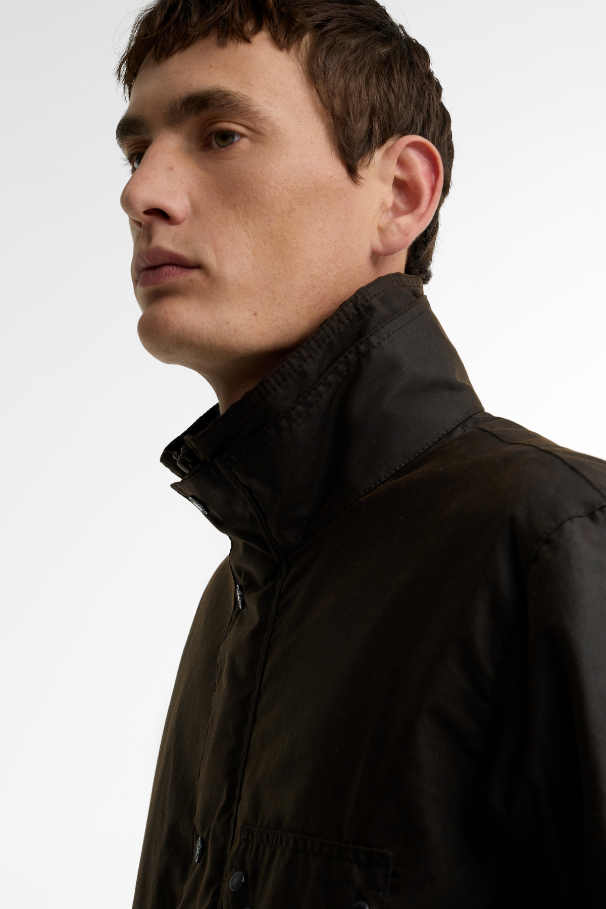 Barbour Re-Engineered Sordale Yağlı Ceket BR91 Dark Brown