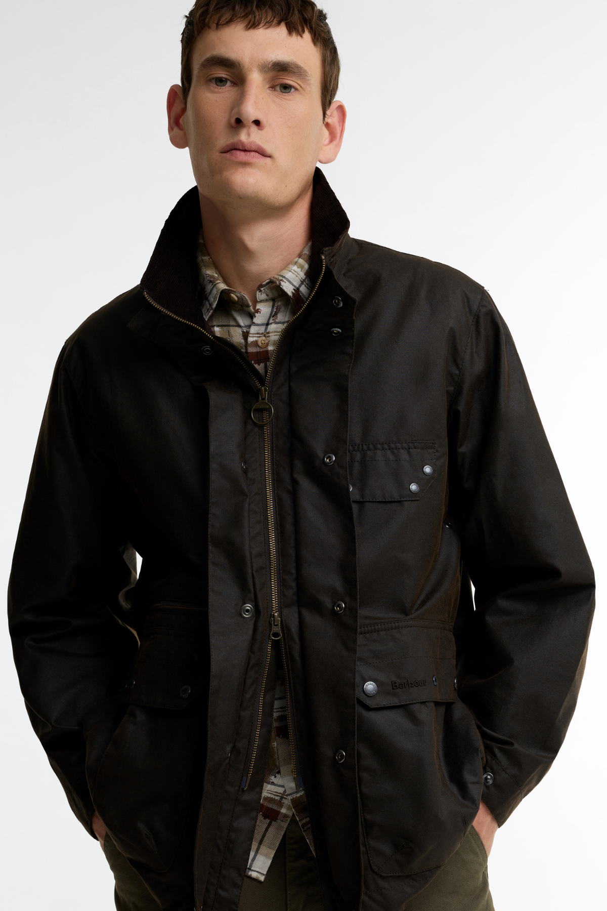 Barbour Re-Engineered Sordale Yağlı Ceket BR91 Dark Brown