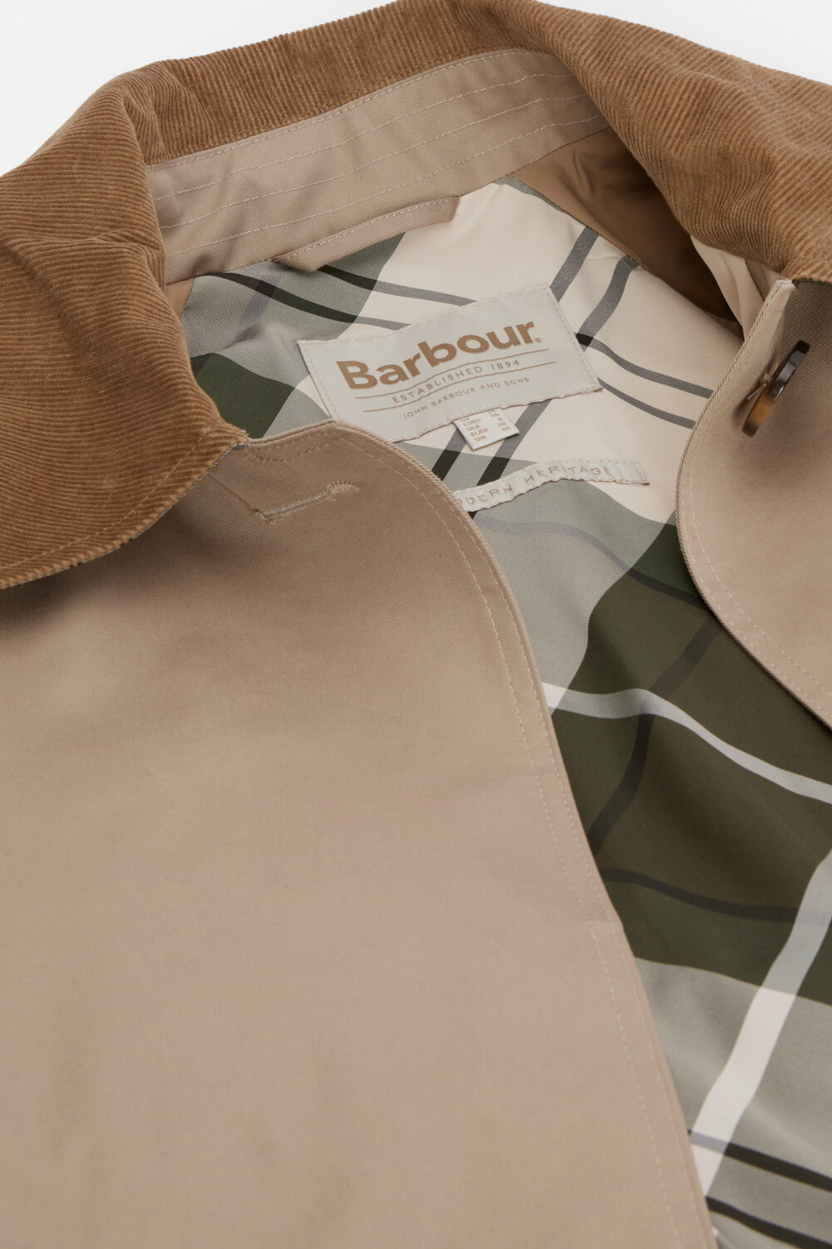 Barbour Reagan Showerproof Ceket BE31 Honey/Ancient Poplar