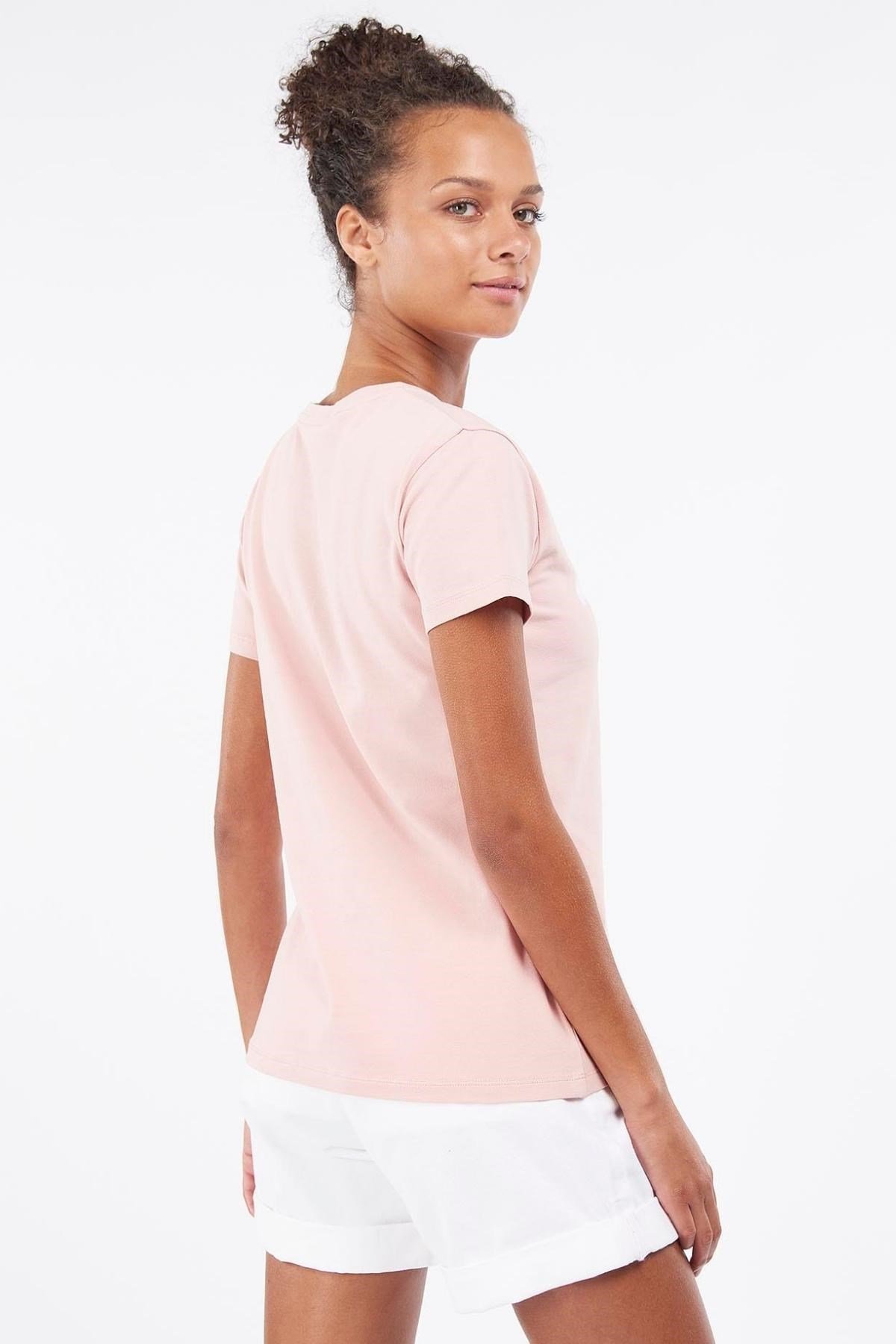 Barbour Rebecca T-Shirt Petal Pink/Silver Birch