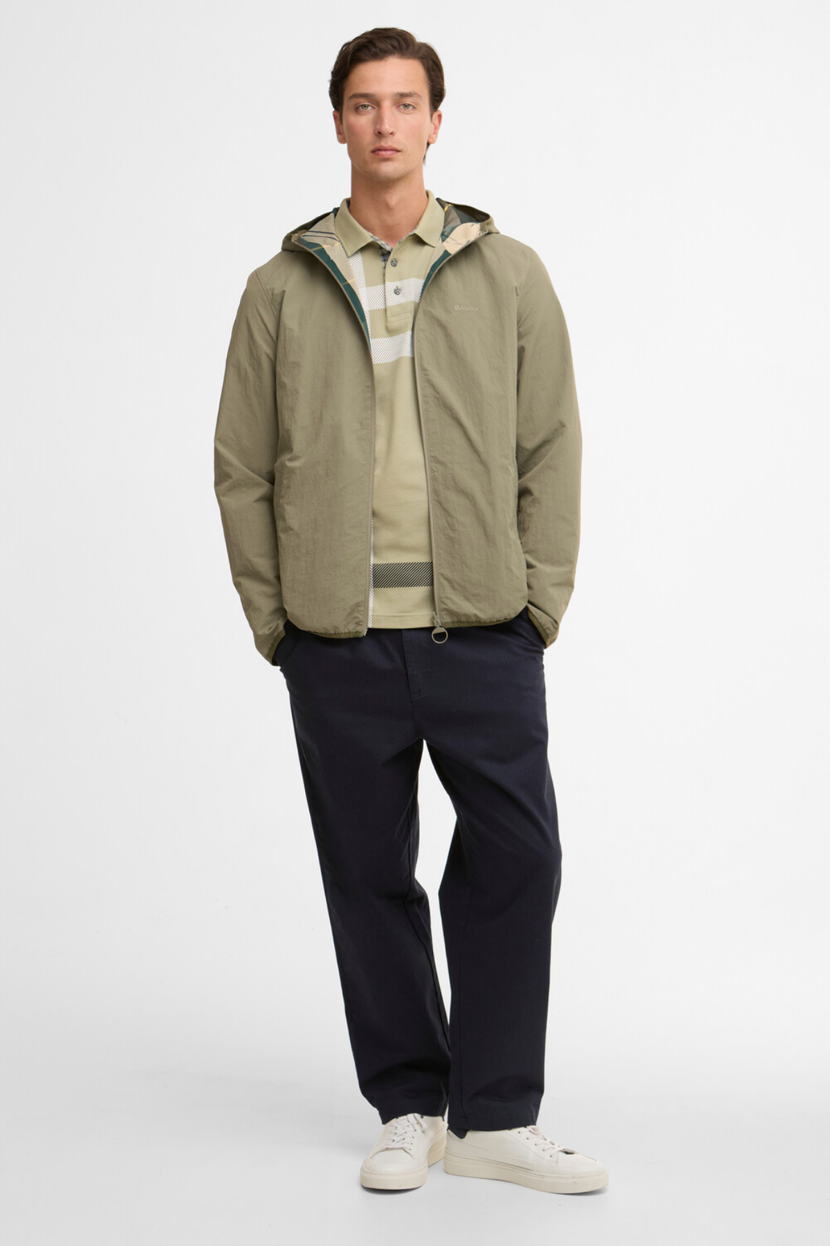 Barbour Reversible Kemble Showerproof Ceket OL39 Dusty Olive