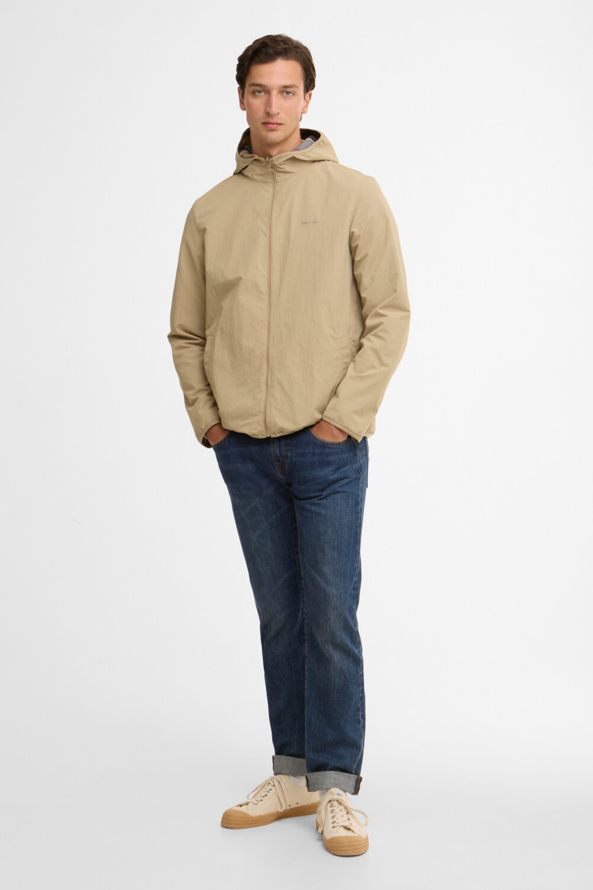 Barbour Reversible Kemble Showerproof Ceket ST71 Washed Stone