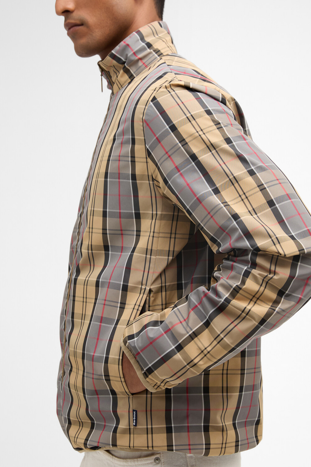 Barbour Reversible Korbel Showerproof Ceket ST71 Washed Stone