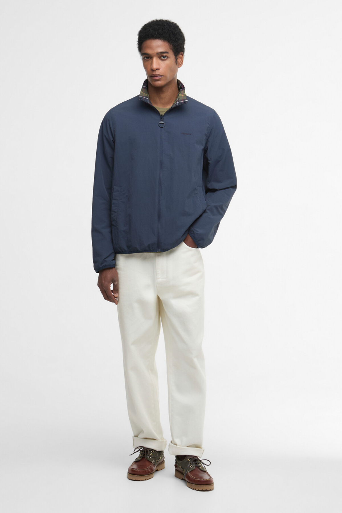 Barbour Reversible Korbel Showerproof Ceket NY71 Navy