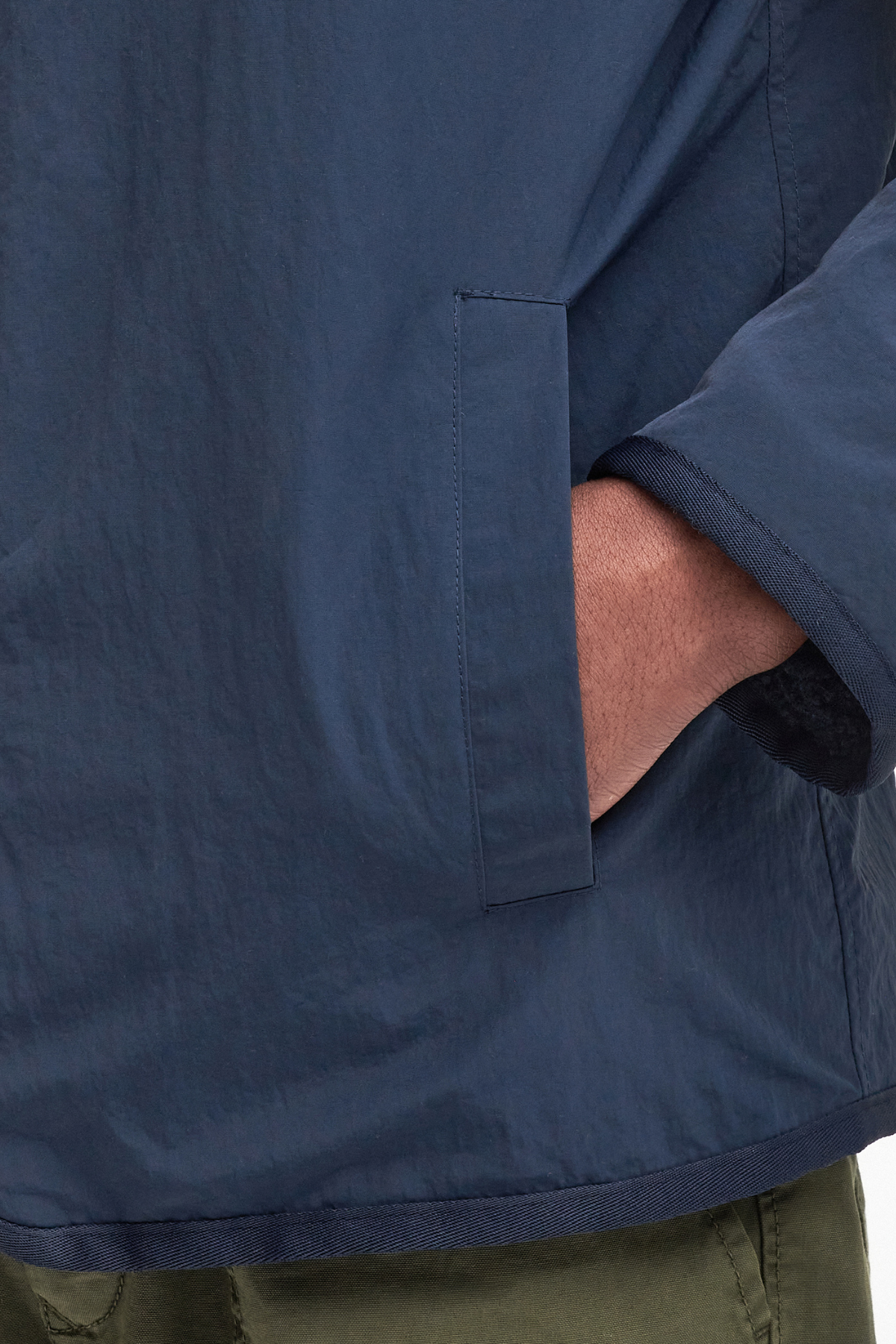 Barbour Reversible Polar Ceket NY71 Navy