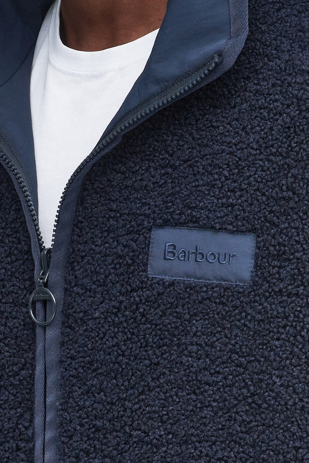 Barbour Reversible Polar Ceket NY71 Navy