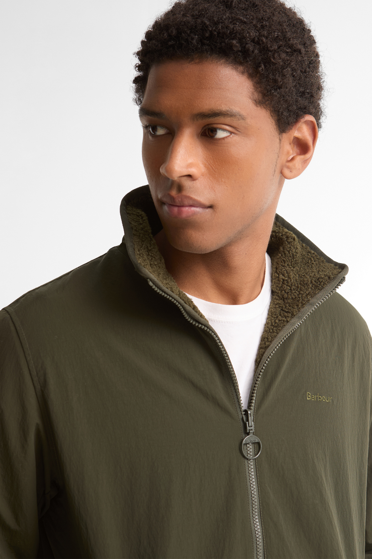 Barbour Reversible Polar Ceket SG71 Sage