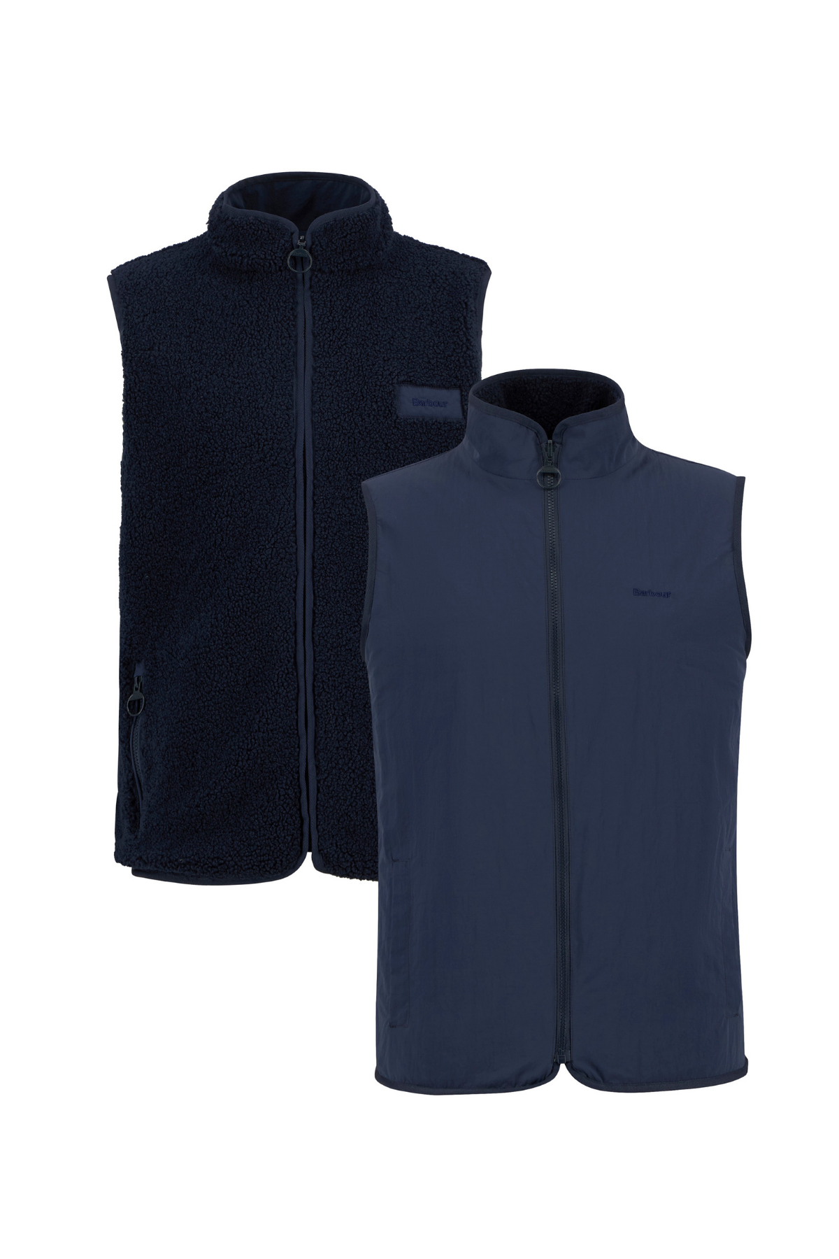 Barbour Reversible Polar Yelek NY71 Navy