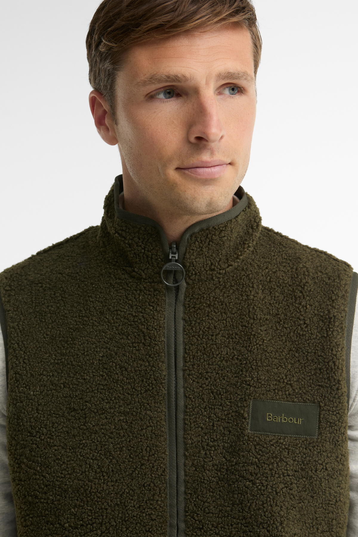 Barbour Reversible Polar Yelek SG71 Sage