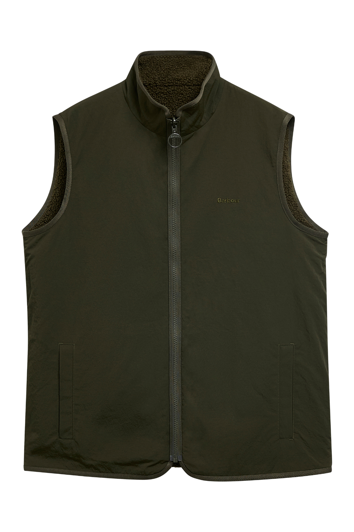 Barbour Reversible Polar Yelek SG71 Sage