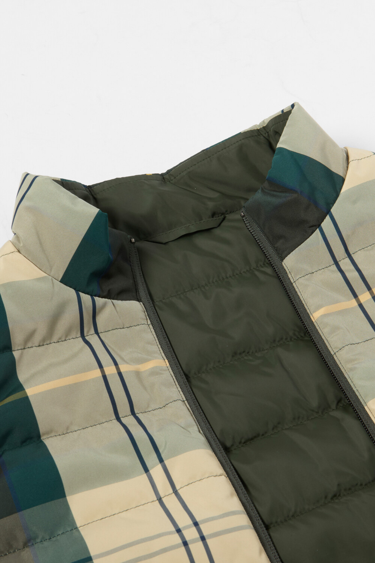 Barbour Reversible Tartan Puffer Yelek TN54 Ancient Tartan