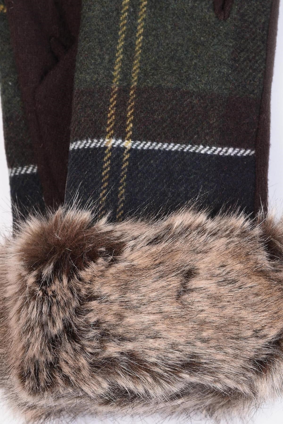 Barbour Ridley Tartan Eldiven TN11 Classıc