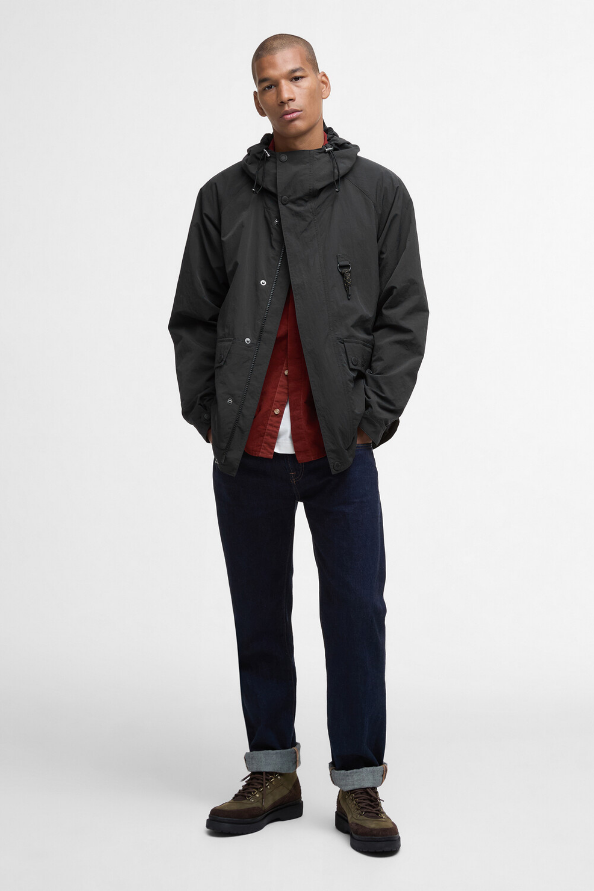 Barbour Rig Showerproof Ceket BK11 Black