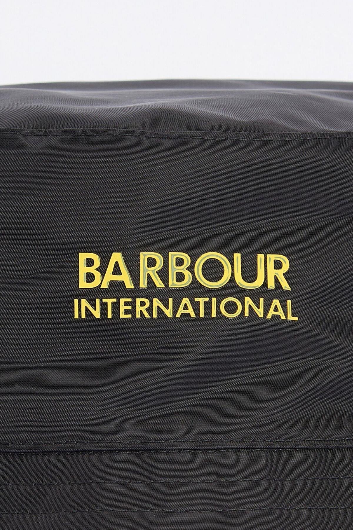 Barbour Ripley Reversible Bucket Şapka BK31 Black/Yellow
