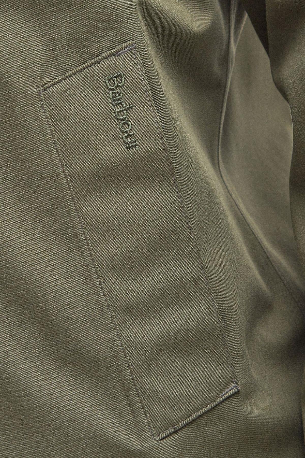 Barbour Rokig Lightweight Waterproof Ceket OL31 Dust Olive/Glenmoor