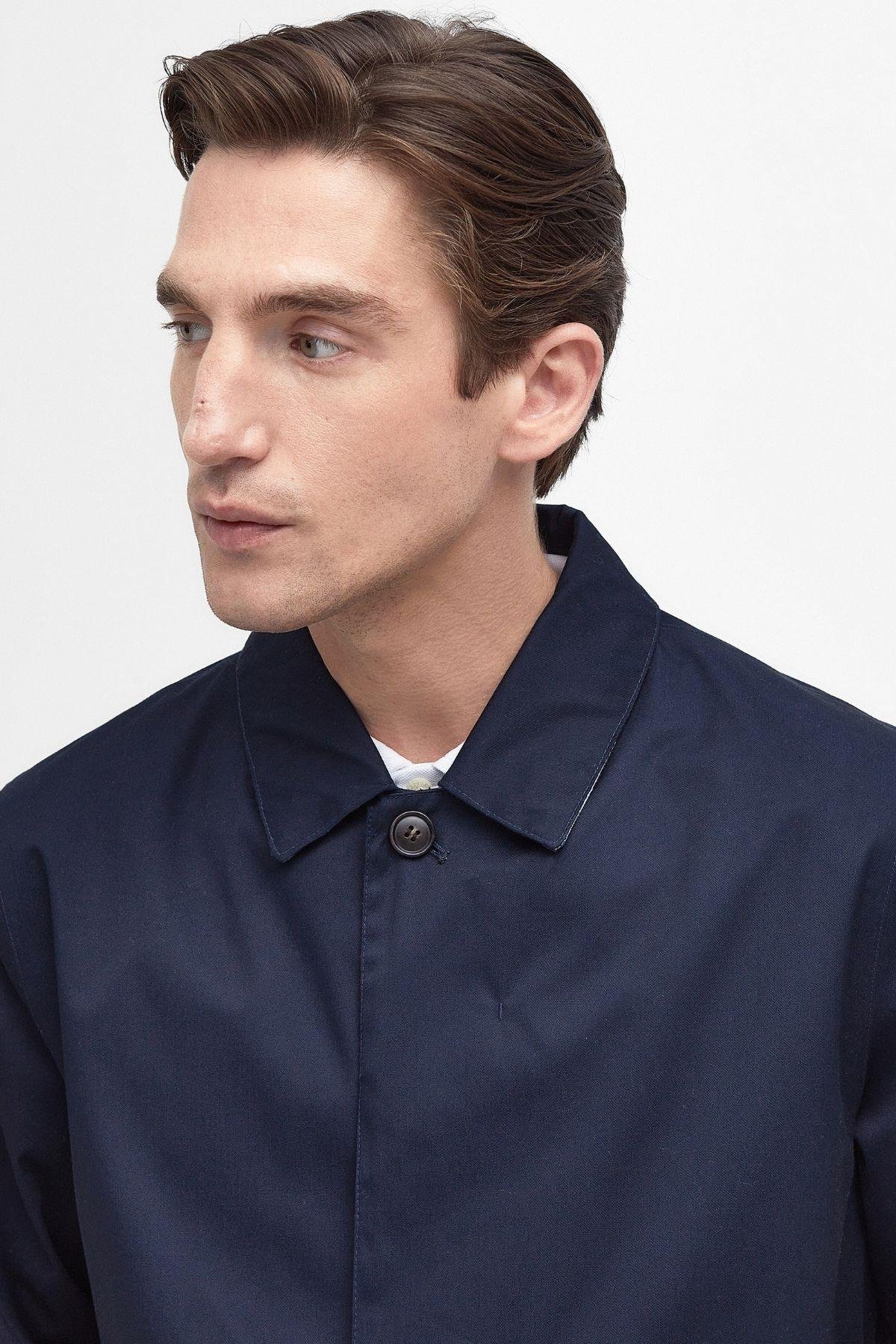 Barbour Rokig Lightweight Waterproof Ceket NY72 Navy/Berwick