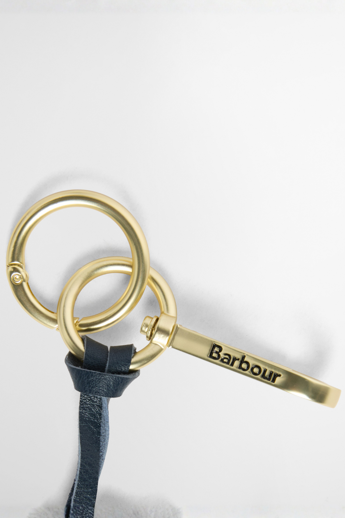 Barbour Rosa Deri Hediye Seti NY71 Navy - Classıc Tartan