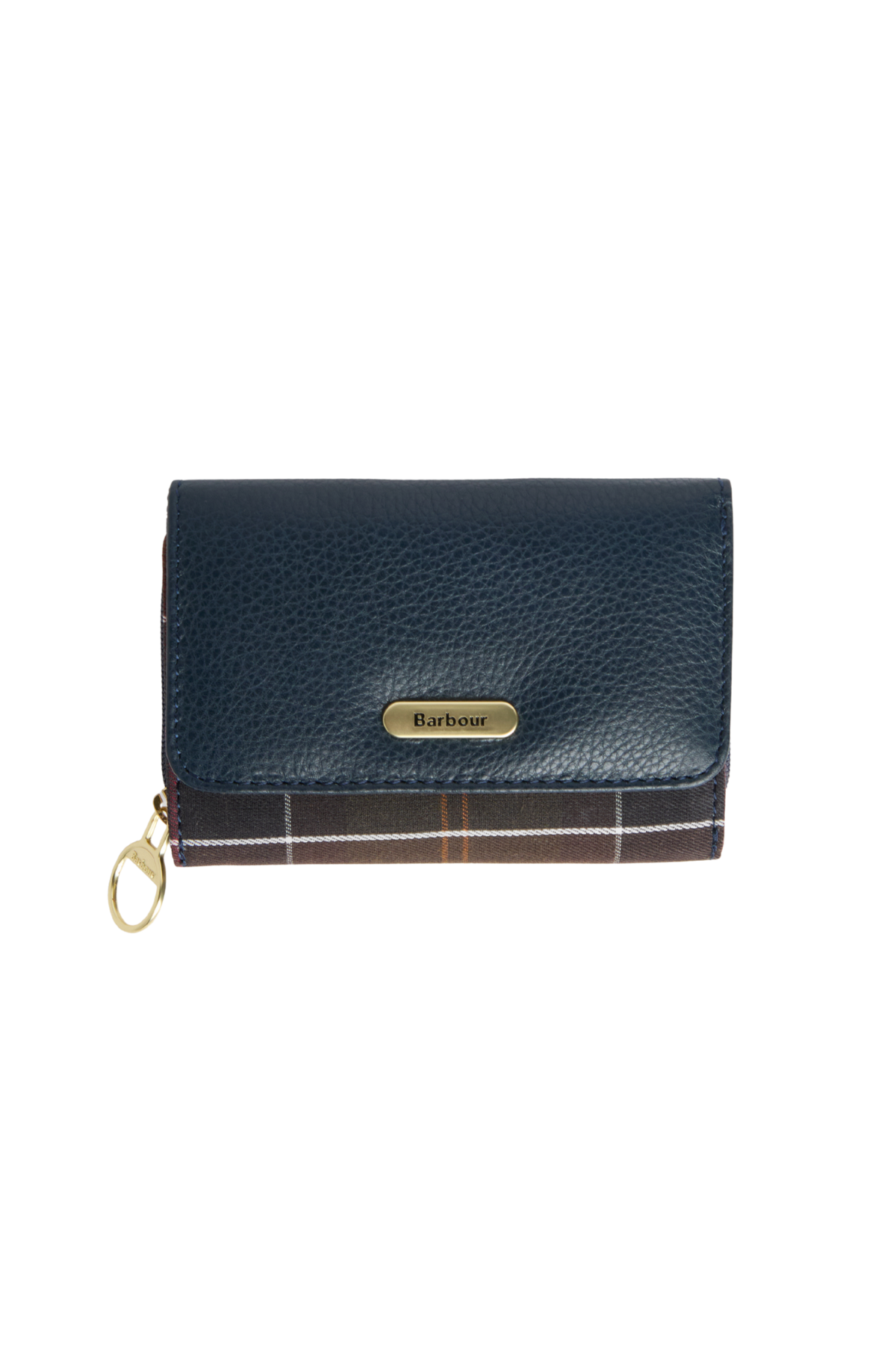 Barbour Rosa Deri Hediye Seti NY71 Navy - Classıc Tartan