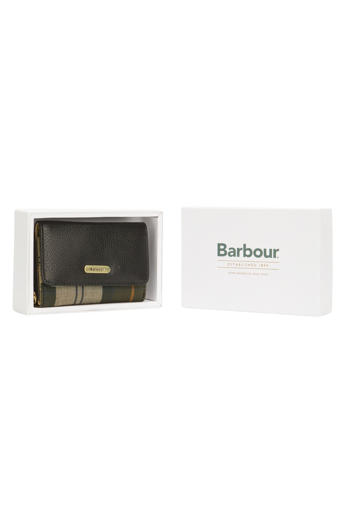 Barbour Rosa Leather French Cüzdan BK11 Black/Ancient
