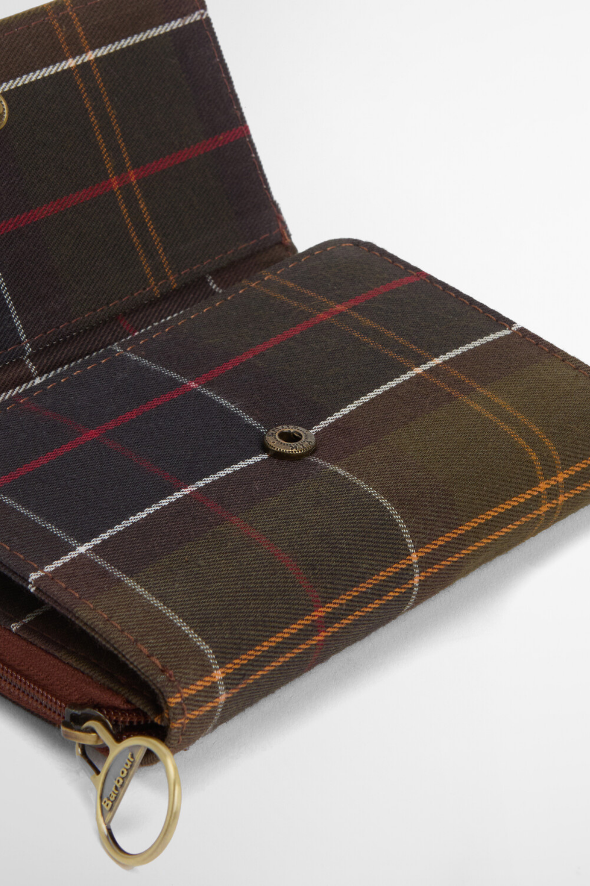 Barbour Rosa Leather French Cüzdan BR11 Brown Classic