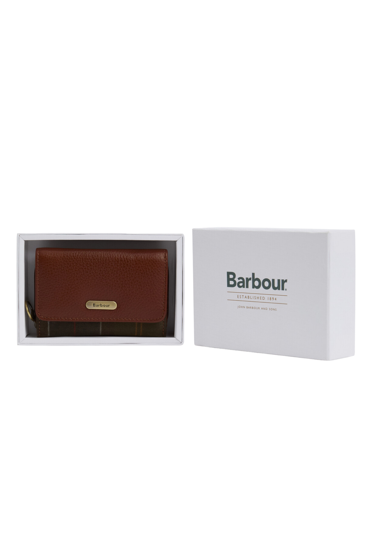 Barbour Rosa Leather French Cüzdan BR11 Brown Classic