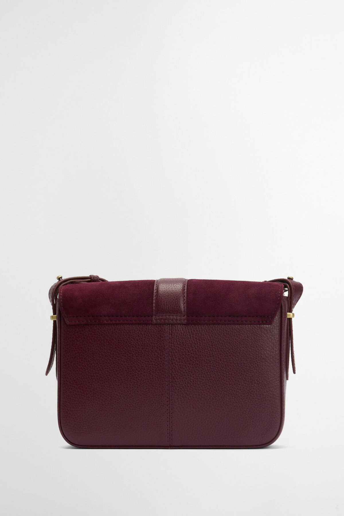 Barbour Rosa Suede & Leather Çapraz Çanta RE94 Burgundy Red