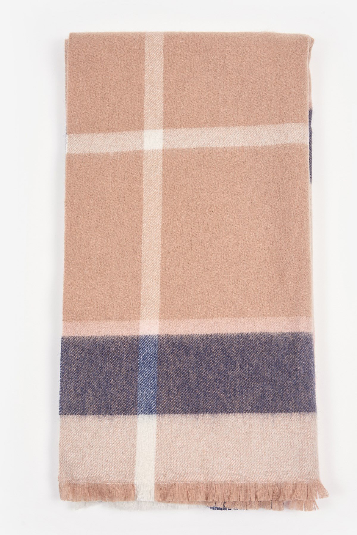 Barbour Rosefield Tartan Şal Pink/Hessian