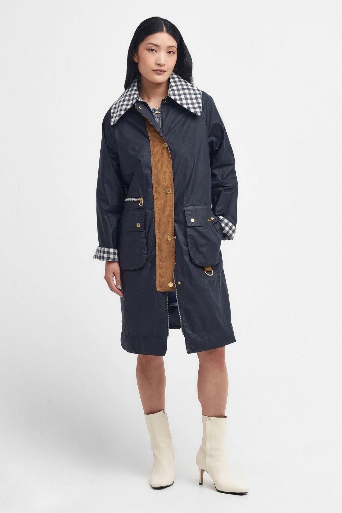 Barbour Runswick Yağlı Ceket NY71 Nightsky/Summer Navy