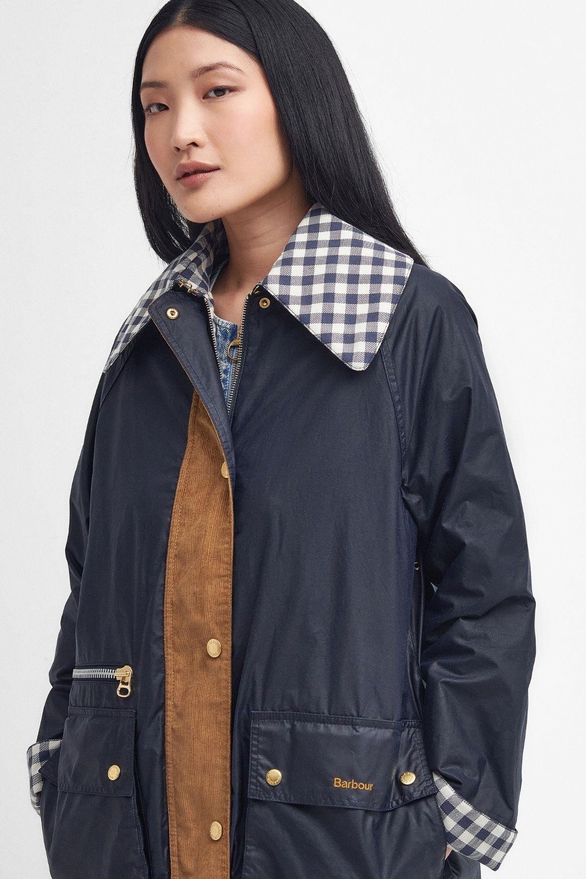 Barbour Runswick Yağlı Ceket NY71 Nightsky/Summer Navy