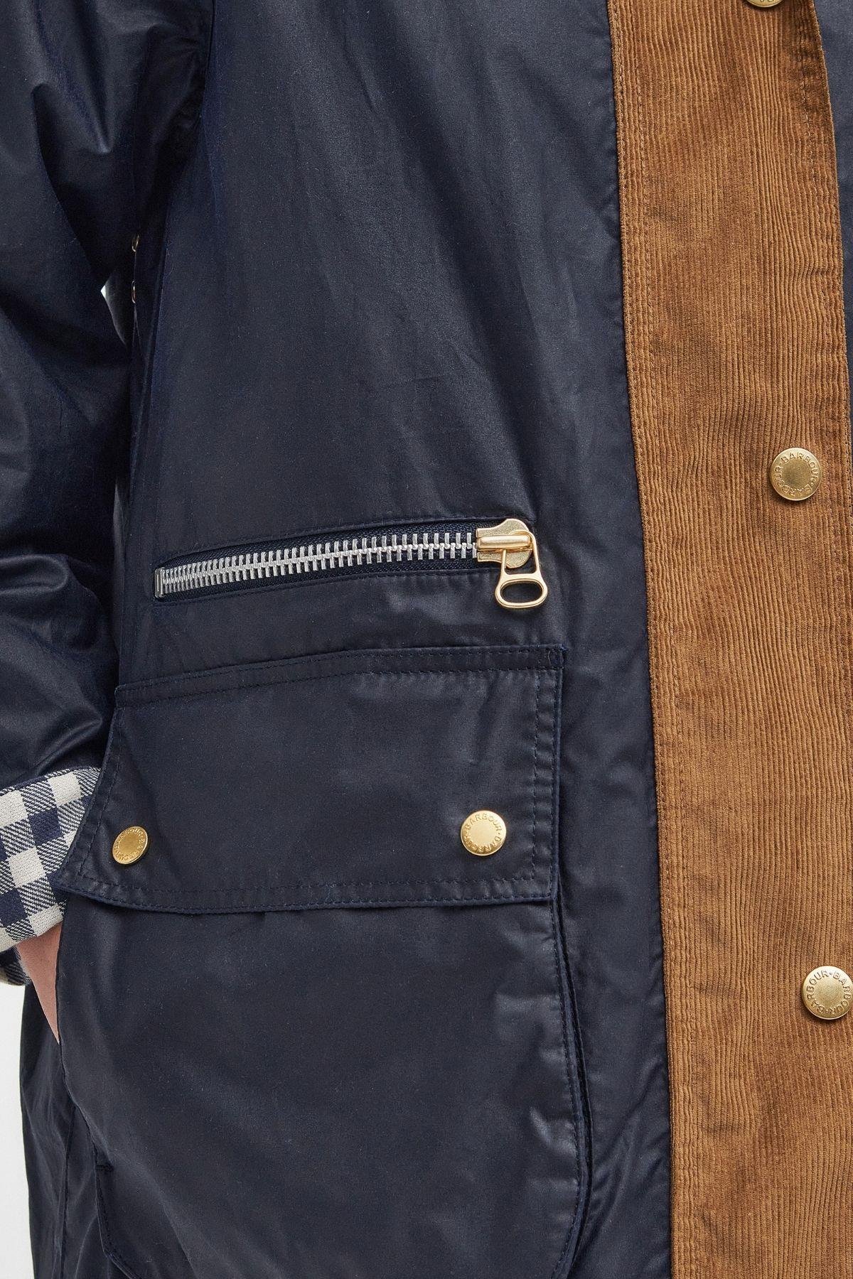 Barbour Runswick Yağlı Ceket NY71 Nightsky/Summer Navy