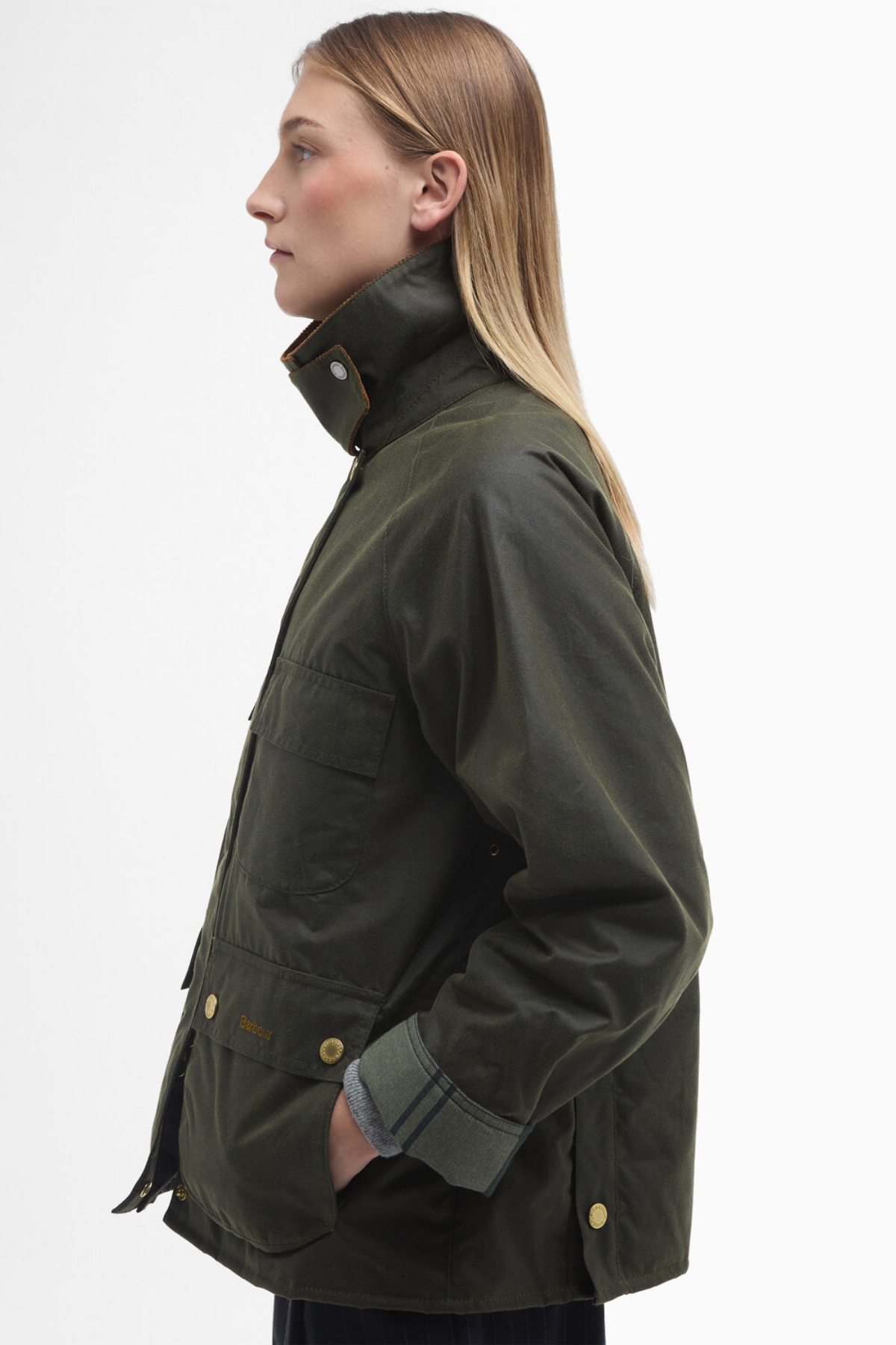 Barbour Ruth Yağlı Ceket OL99 Archive Olive