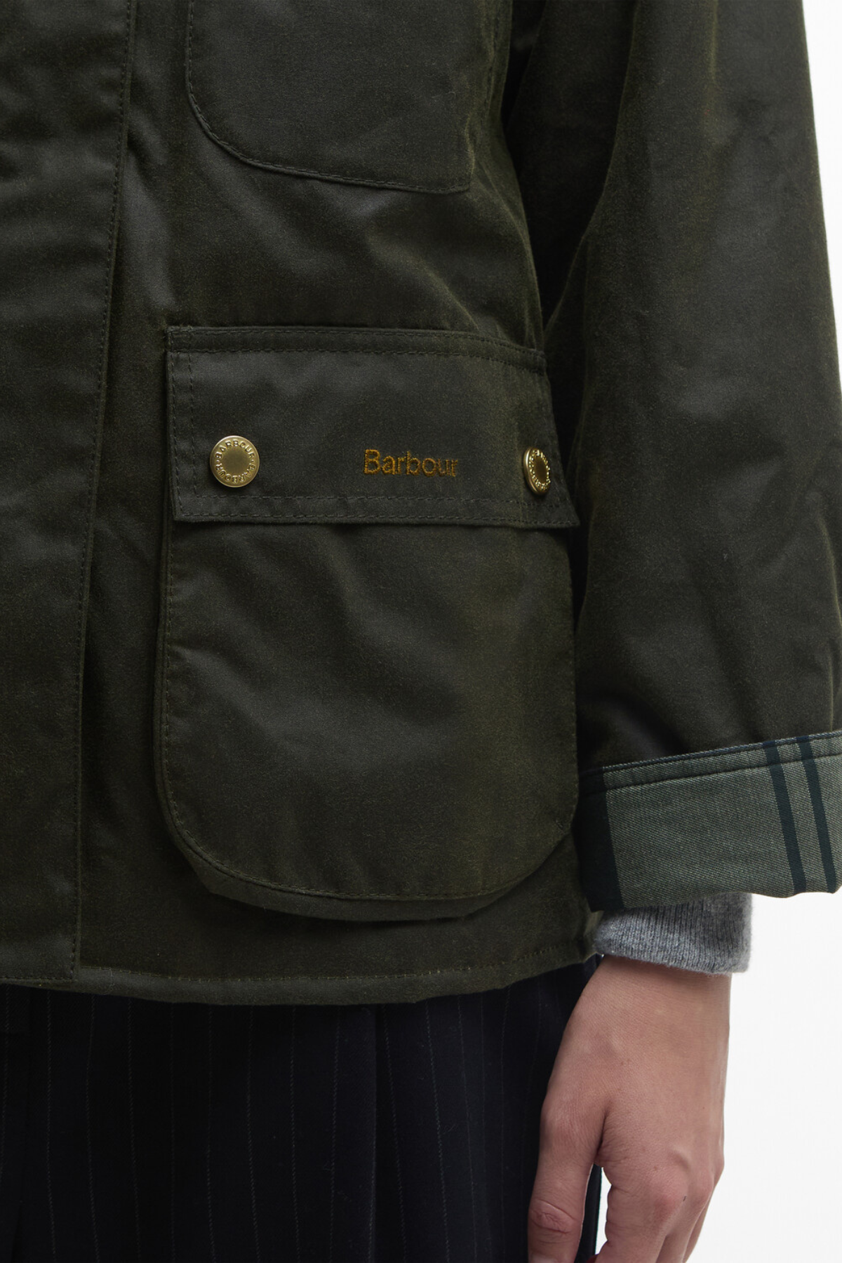 Barbour Ruth Yağlı Ceket OL99 Archive Olive