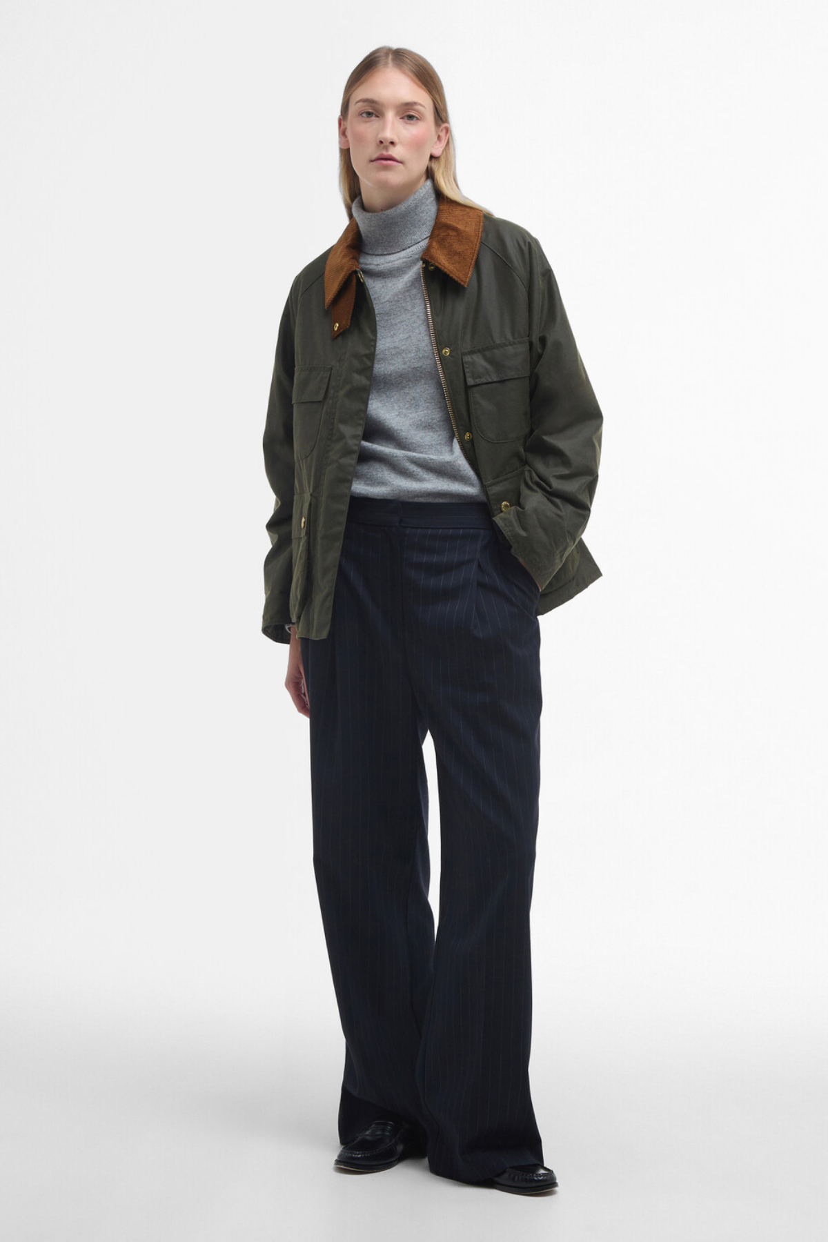 Barbour Ruth Yağlı Ceket OL99 Archive Olive